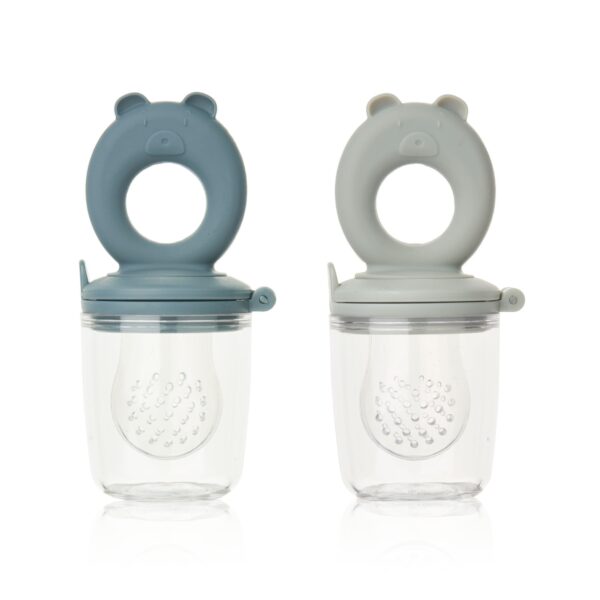 2x Grignoteuses Bébé Miranda - Whale & Dove Blue